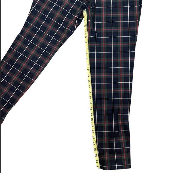 Zara trafaluc plaid cigarette pants side zipper women’s size large NWOT - Picture 3 of 8